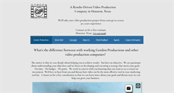 Desktop Screenshot of gordon-productions.com